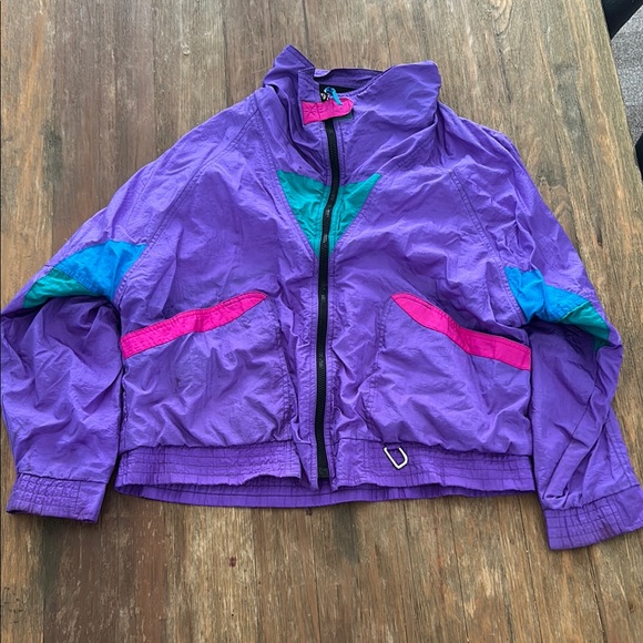 Jackets & Blazers - Vintage Purple Windbreaker 90’s Jacket